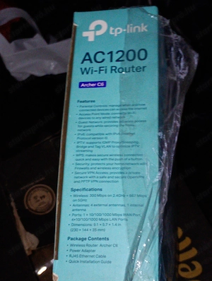 TP-Link Archer A6 AC1200 Wireless MU-MIMO Router ára 8000ft óbuda 36 50 104 8272 még nem volt haszná - kép 4