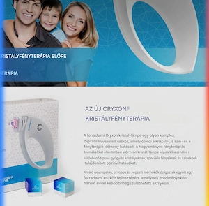 Méltányos áron eladó, duplikáció miatt, vadonat új, Cryxon  crystal light therapy szett.  - kép 5