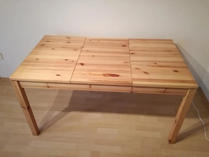 Étkező asztal, tömör fa - kép 5