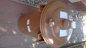 Kitűnő állapotú,megerősítet anyagú, 120 literes szemetes kuka - kép 5