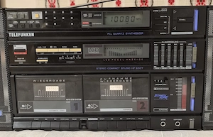 Telefunken HP-830T Boombox magnó szervizelve. - kép 3