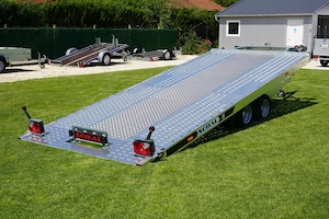 Új Prémium SEBAL - GT Kippbar 480 (3000kg) autószállító utánfutó bruttó 2.790.000 Ft - kép 4