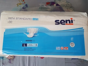 Seni Standard L-es felnőtt pelenka 5 új csomag eladó! Szállítással is.
