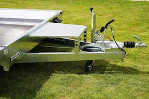 Új SEBAL - Bau 400 - 3 tengelyes (3500kg) gépszállító utánfutó  - kép 6