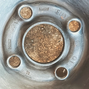 Opel acél felni ET49, 4x100 osztókörrel, 15  méret, 4 db - kép 2