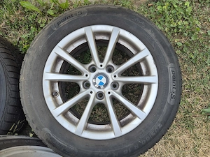  4db BMW 16os gyári alufelnik+ gumik - kép 3