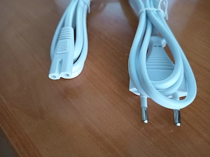 220V Tápkábel IEC C7 típusú (lapos végű) - kép 2