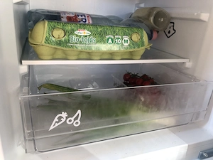 Logan szabadonálló hűtő 115 59 literes fehér - kép 8