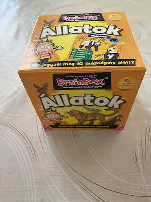 Brain box két féle Az első képeim 4+ illetve Állatok 8+