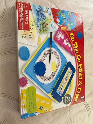 Play and go whirl and draw Hordozható rajzkészlet