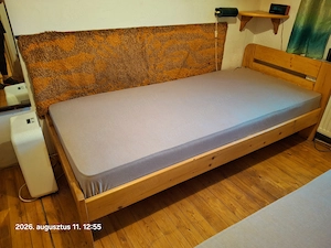 Fenyő ágy matraccal együtt   eladó - kép 3