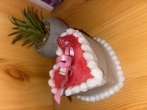Ajándék Szív torta gyertya 