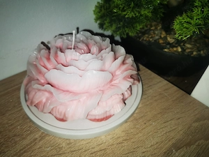XXL Ajándék Rózsa gyertya  - kép 3