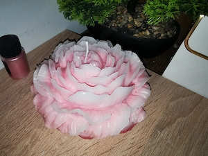 XXL Ajándék Rózsa gyertya  - kép 5