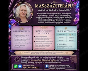Anka masszázs - testi-lelki kimerültség, stressz; hát- és derékfájdalmak elleni masszázs Budapesten 