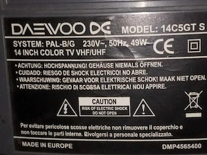 Daewoo 14C5GT S hagyományos kis TV működő - kép 4
