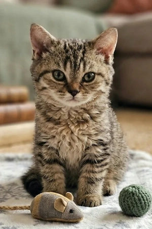 Eladó Selkirk Rex göndör szőrű kisfiú cica baba - kép 2