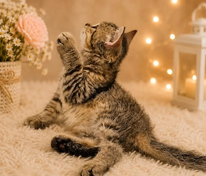 Eladó Selkirk Rex göndör szőrű kisfiú cica baba - kép 4
