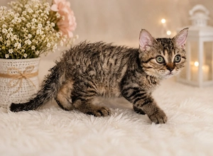 Eladó Selkirk Rex göndör szőrű kisfiú cica baba - kép 7