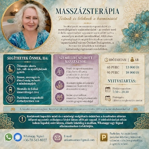 Testi-lelki kimerültség, stressz, depresszió elleni masszázsvariációk - masszázs Budapesten - kép 2