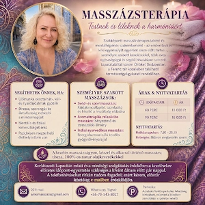 Anka masszázs - testi-lelki kimerültség, stressz; hát- és derékfájdalmak elleni masszázs Budapesten 