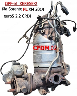 DPF Kia Sorento FL (XM) (2014 - 2015) 