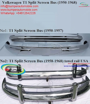 Volkswagen T1 Split Screen Bus (1950-1968) USA bumpers 