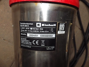 Einhell GC-PP 900 N mélykútszivattyú    Siófok Tökéletes működés!   - kép 3