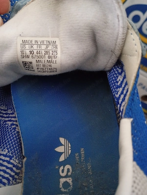 Adidas BB5246 44 es kék színű sportcipő 3000ft óbuda személyesen óbudán lakcimemen posta kizárolag e - kép 5