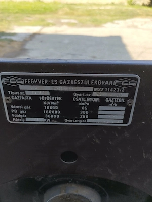 Fég F 850  gázkonvektor  5,8KW kéményes bekőtésu - kép 3