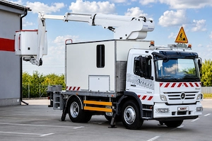 Mercedes-Benz Atego 1224 emelőkosaras tehergépkocsi magasemelő munkaplatformmal