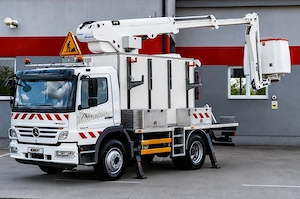 Mercedes-Benz Atego 1224 emelőkosaras tehergépkocsi magasemelő munkaplatformmal - kép 2