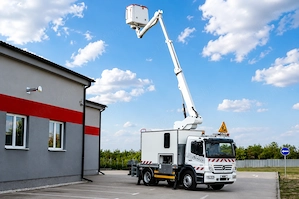 Mercedes-Benz Atego 1224 emelőkosaras tehergépkocsi magasemelő munkaplatformmal - kép 5