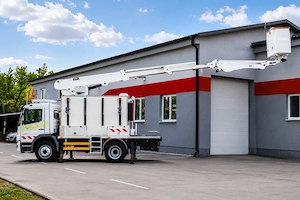 Mercedes-Benz Atego 1224 emelőkosaras tehergépkocsi magasemelő munkaplatformmal - kép 3