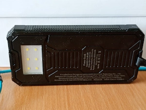 napelemes power bank  10000mah 4000ft óbuda nagyobbra csere miatt eladó helyszinen kiprobálható szem - kép 3