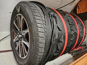 Mazda gyári alufelni garnitúra 17"  újszerű eladó - kép 5