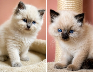 6 hetes Ragdoll kiscicák 