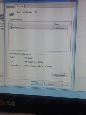 OMNIKEY OK 3121 kártya olvasó működő - kép 2