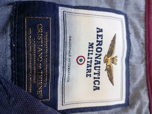 Aeronautica Mliltare galléros póló hibátlan állapotban eladó! - kép 5