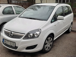 OPEL Zafira CDTI, 2014, fehér, Diesel, 7 ülés, 1800 liter csomagtér, friss vizsga, eladó - kép 3