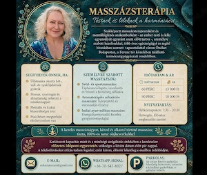Testi-lelki kimerültség, stressz elleni masszázs Budapesten  - kép 3