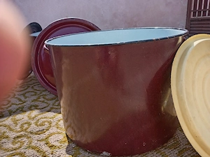 Gázpalack , nagy méretű fazekak, szabadtéri fözöcskéhez , disznótorra edények. - kép 6