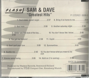Sam and Dave Greatest Hits - kép 2