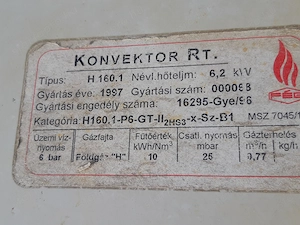 FÉG H160.1 álló gázbojler 160L-es megkímélt működő - kép 6