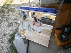 Pipere polc tükrös konnektor+világitás alap szin kék de le fóliáztuk 70 x 70 x 20 cm.Kép szerinti ál - kép 3