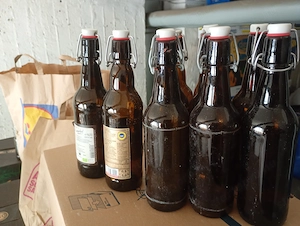 10db 0,5 liter csatos sörösüveg sörös palack Posta megoldható cimkenélkül  Mindegyik jó állapotú, er - kép 3