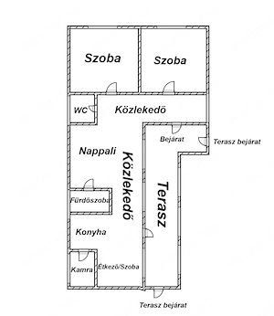 Csendes, mégis központhoz közeli családi ház Nyírturán!   3497 M -es telekkel! - kép 10