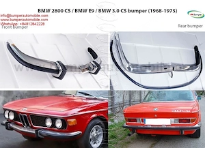 BMW 2800 CS E9 3.0 CS (1968-1975) bumpers and grill classic car  (BMW 2800 CS Stoßfänger)  - kép 2