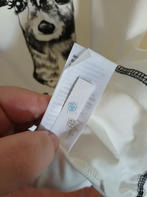 56-58-as méretű, szarvas mintás női felső eladó, új! - kép 6