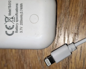 Bluetooth fülhallgató fehér TS-D12 teljes készlet, eladó - kép 4